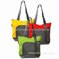Polyester Shopping Bags with 2 Front Pockets, Measures 16*14*4-inch